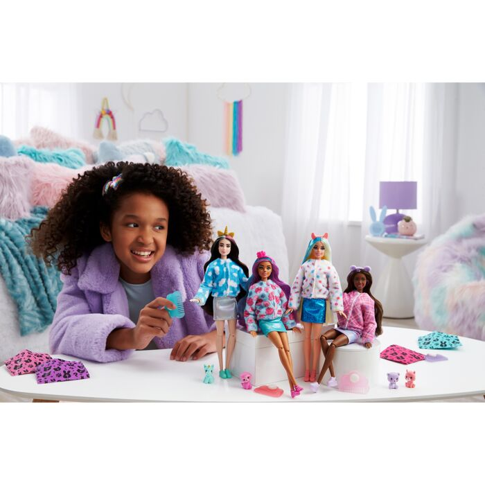 Кукла Barbie Cutie Reveal Единорог HJL58 30см  купить,NaN