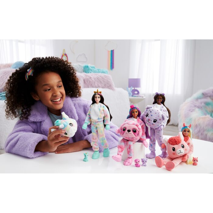 Кукла Barbie Cutie Reveal Единорог HJL58 30см  купить,NaN