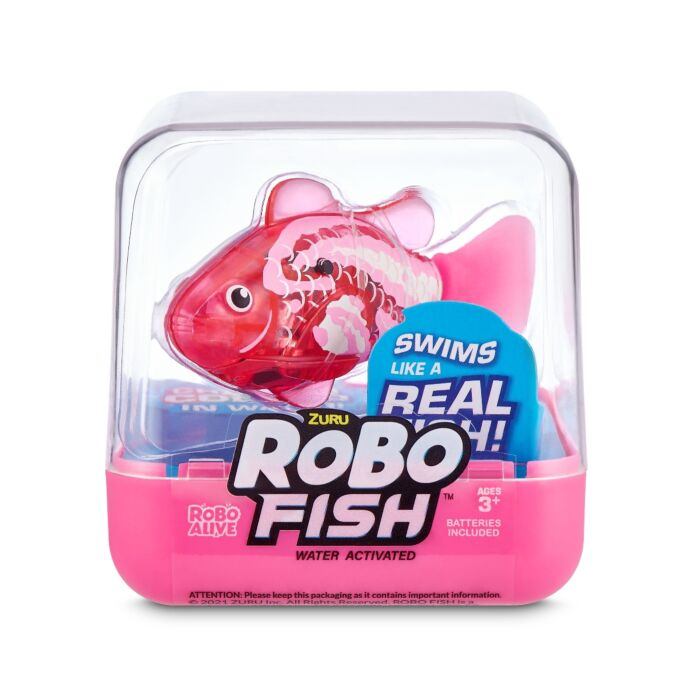 Интерактивная игрушка Robo Alive: Zuru Рыбка Лиловый купить,NaN