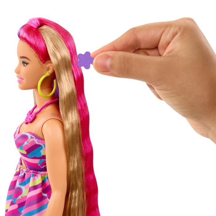 Кукла Barbie Totally Hair с набором аксессуаров для волос купить,NaN