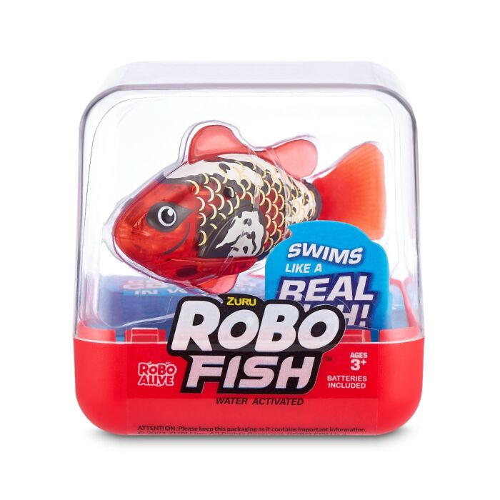 Интерактивная игрушка Robo Alive: Zuru Рыбка Красный купить,NaN