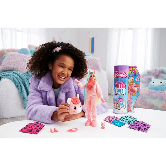 Кукла Barbie Cutie Reveal Лама HJL60 30см  купить,NaN