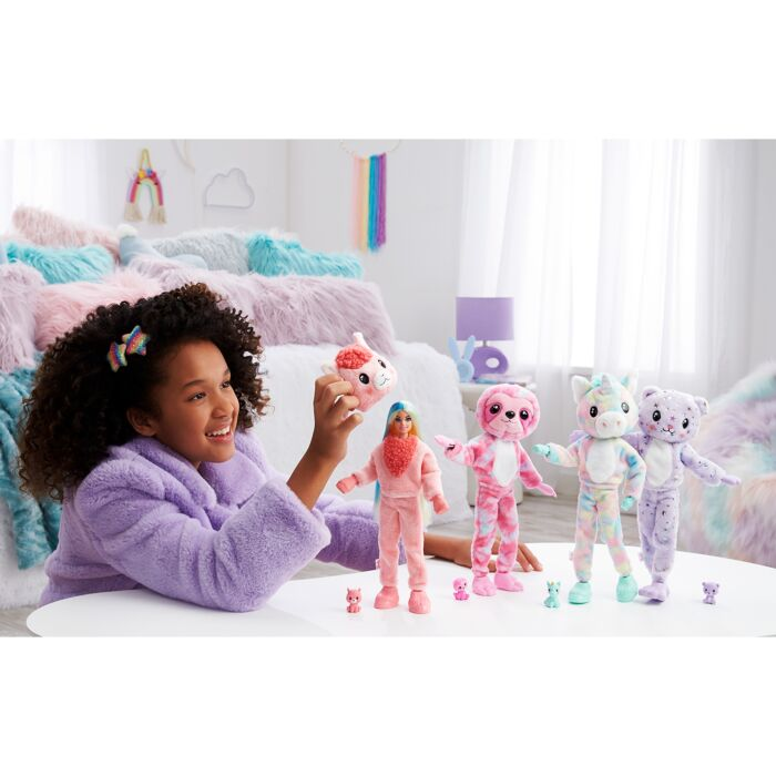 Кукла Barbie Cutie Reveal Лама HJL60 30см  купить,NaN