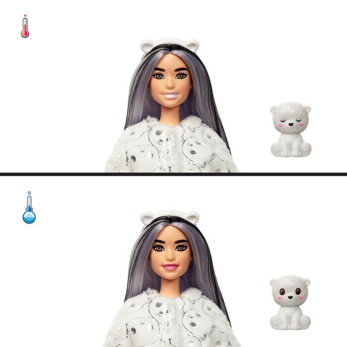 Кукла Barbie Cutie Reveal Мишка HJL640 30см Белый  купить,NaN