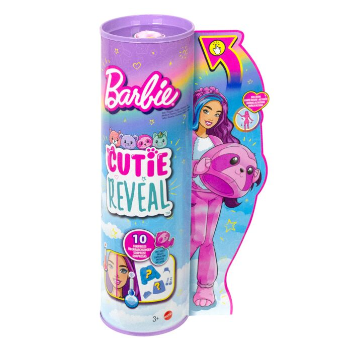 Кукла Barbie Cutie Reveal Ленивец HJL59 30см  купить,NaN