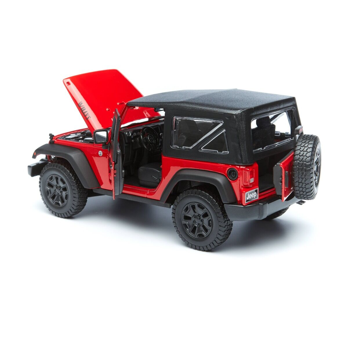 Модель автомобиля Maisto 1:18 Jeep Wrangler 2014 Red 31676 RD купить,NaN