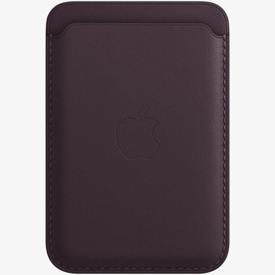 Чехол-бумажник Apple для iPhone Leather Wallet with MagSafe MM0T3ZM/A темная вишня