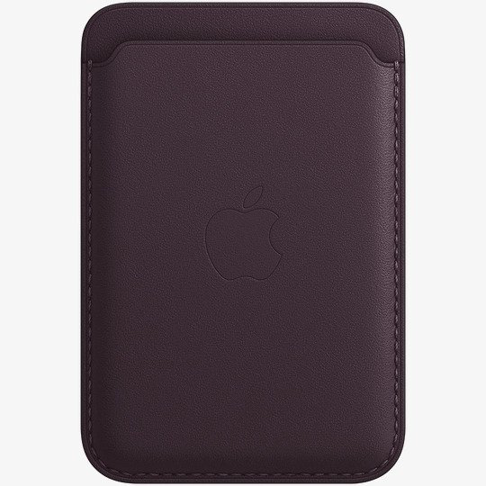 Чехол-бумажник Apple для iPhone Leather Wallet with MagSafe MM0T3ZM/A темная вишня