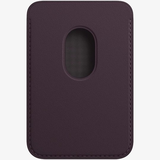 Чехол-бумажник Apple для iPhone Leather Wallet with MagSafe MM0T3ZM/A темная вишня