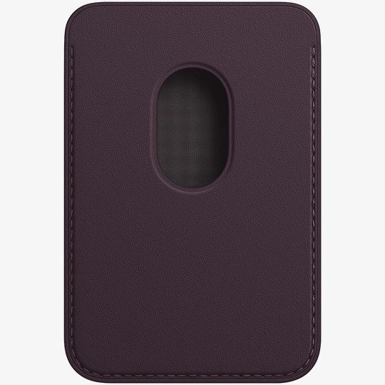 Чехол-бумажник Apple для iPhone Leather Wallet with MagSafe MM0T3ZM/A темная вишня