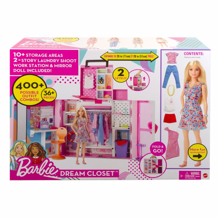 Игровой набор Кукла Barbie Идеальная гардеробная для Barbie HGX57 купить,NaN