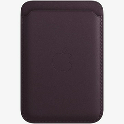 Чехол-бумажник Apple для iPhone Leather Wallet with MagSafe MM0T3ZM/A темная вишня