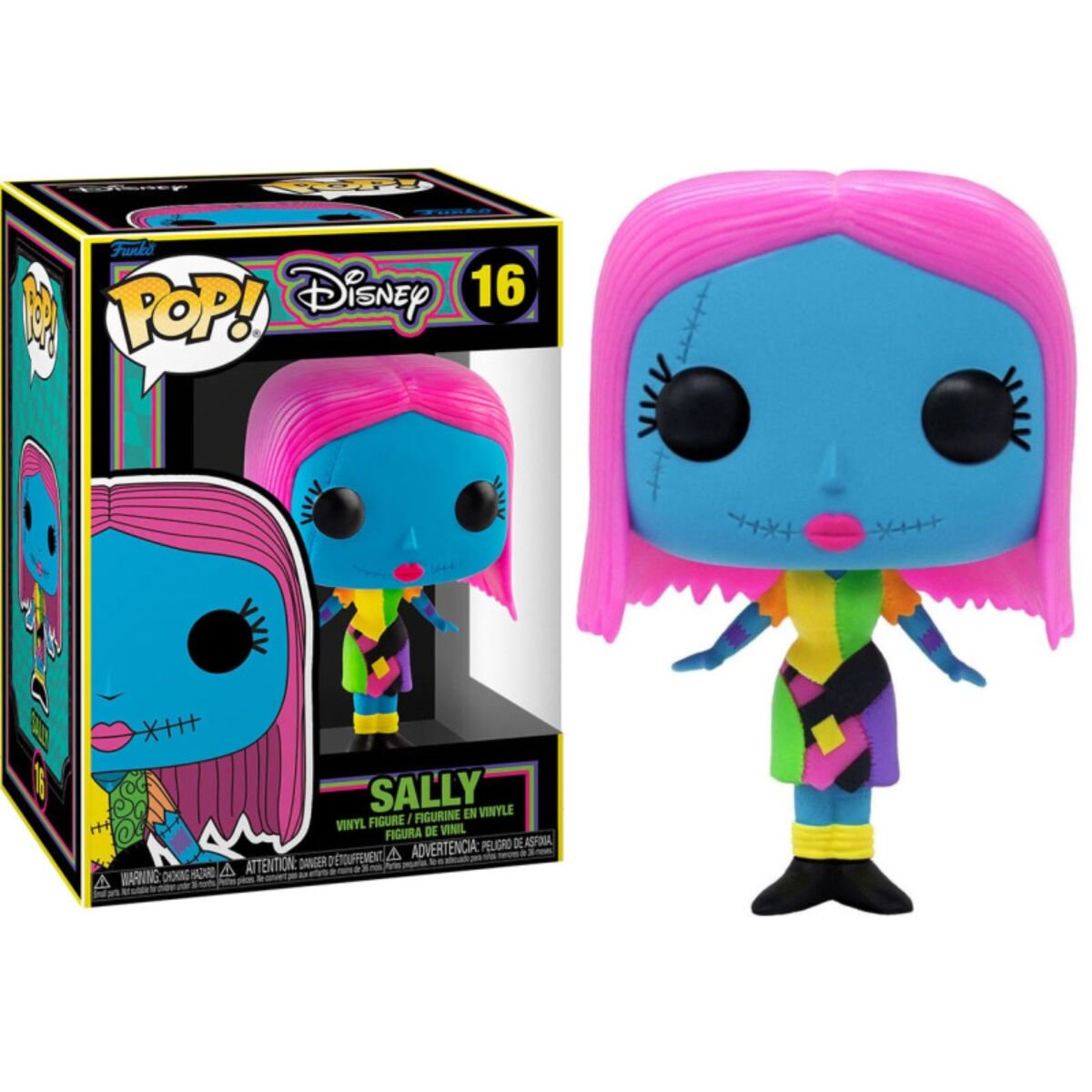 Фигурка Funko The Nightmare Before Christmas Blacklight Sally 9 см купить,NaN
