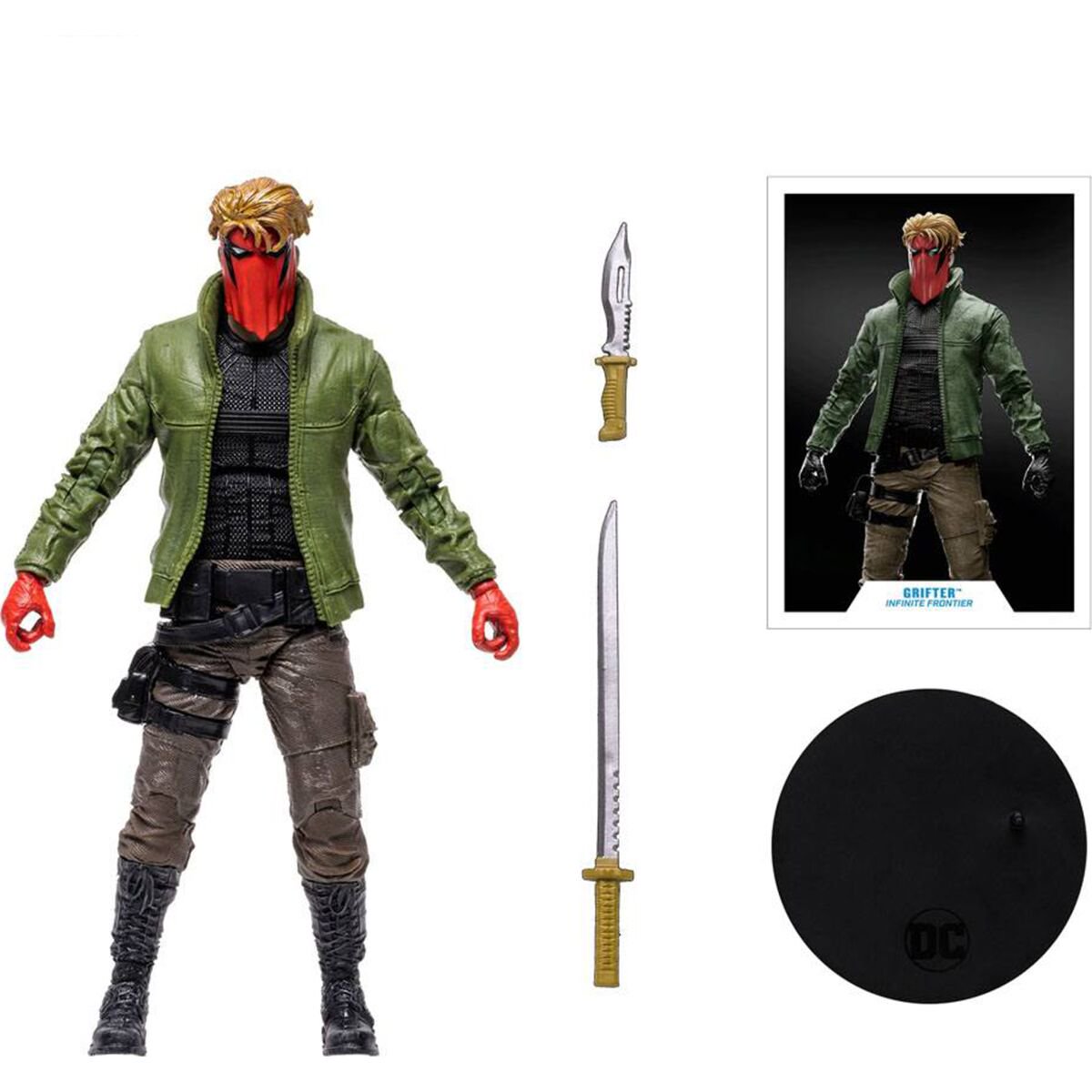 Фигурка McFarlane DC Multiverse Infinite Frontier Grifter 18см купить,NaN