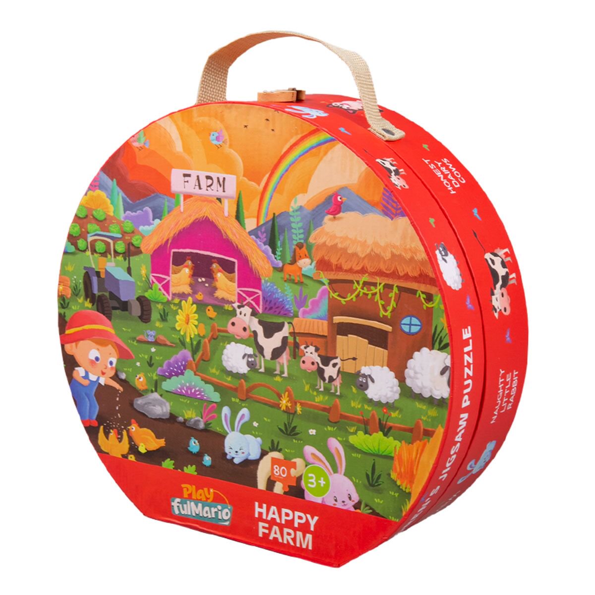 Пазлы Puzzles Веселая ферма 80 деталей купить,NaN