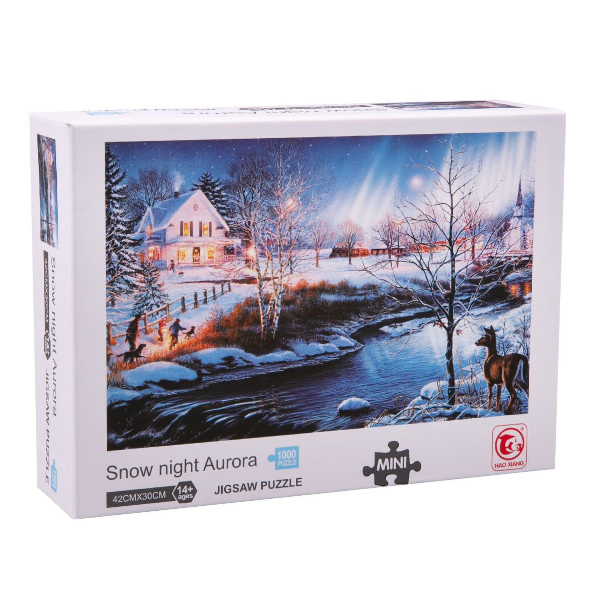 Пазлы Puzzles Снежная ночь Аврора 1000 деталей купить,NaN