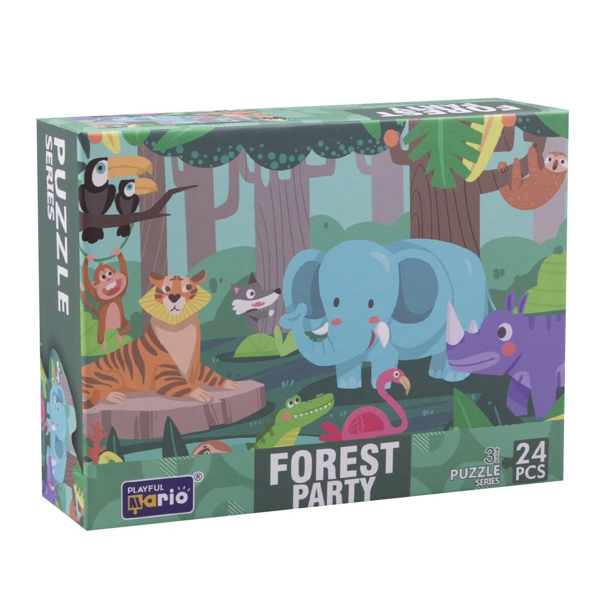 Пазлы Puzzles Вечеринка в лесу 24 детали купить,NaN