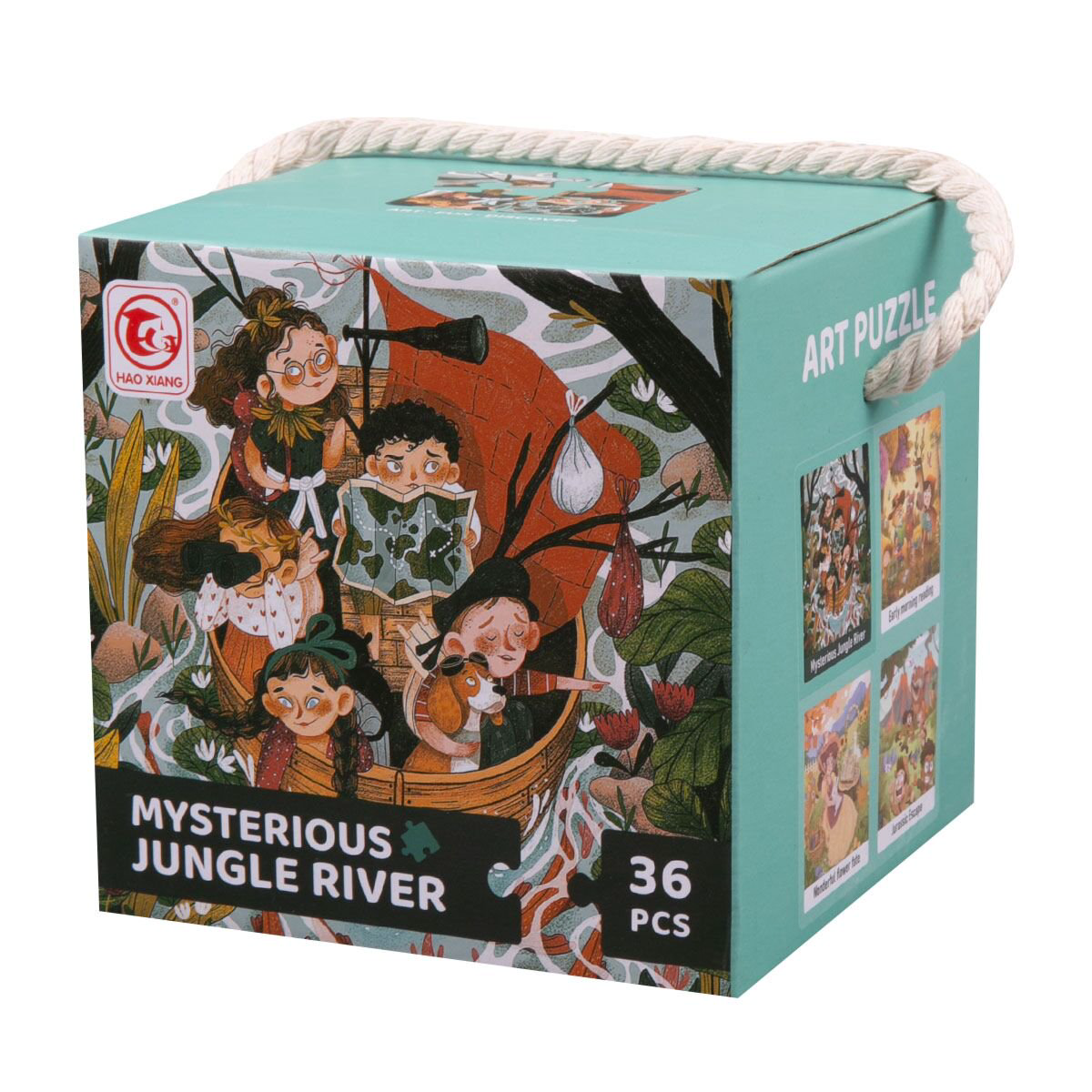 Пазлы Puzzles Таинственная река в джунглях 36 деталей купить,NaN