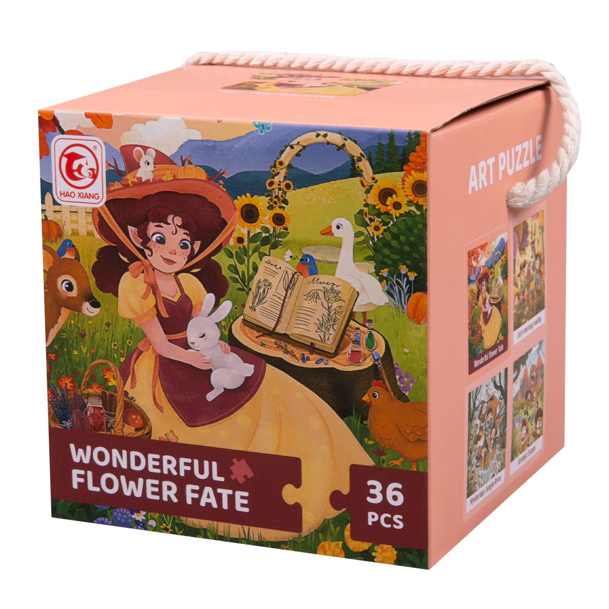 Пазлы Puzzles Чудесная цветочная история 36 деталей купить,NaN