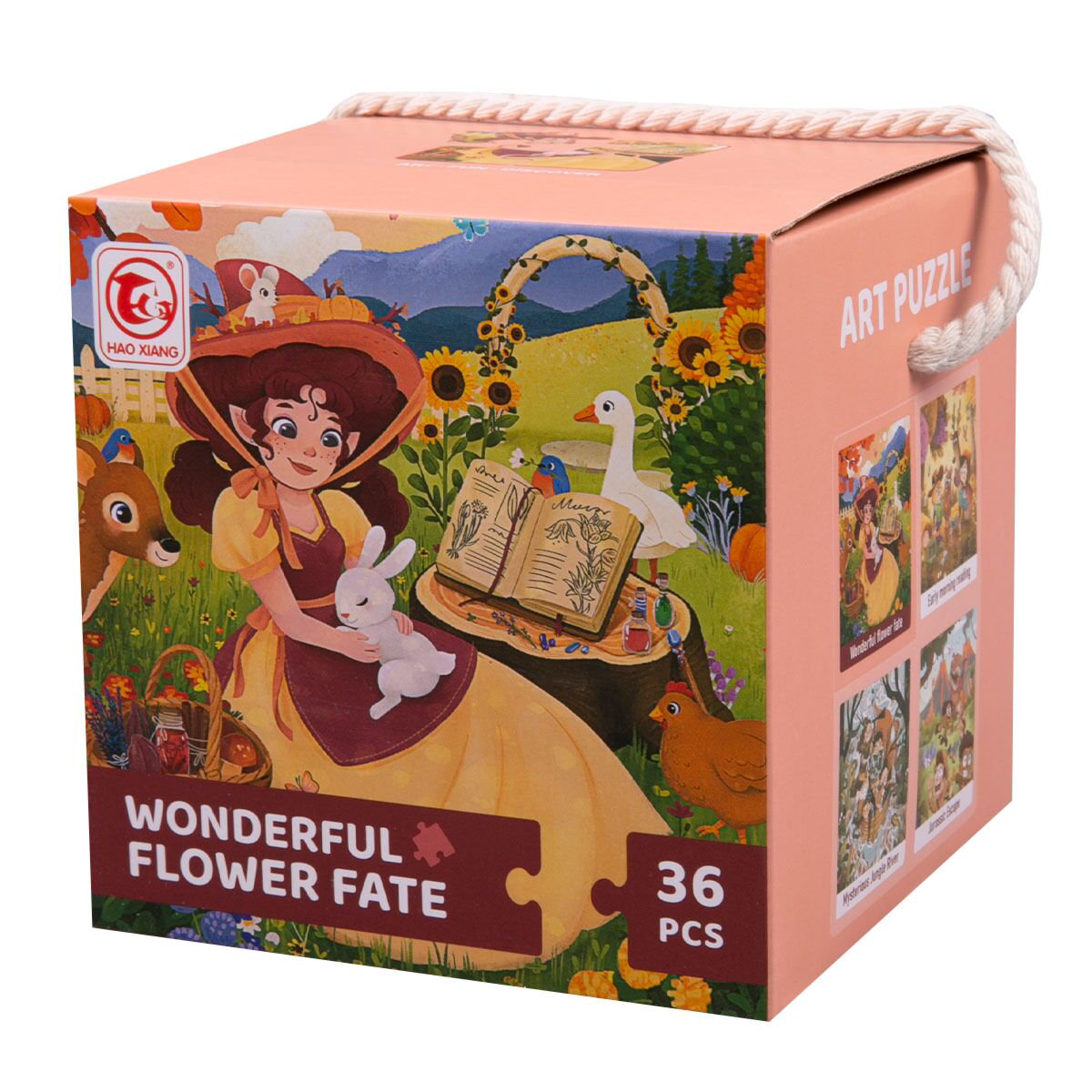 Пазлы Puzzles Чудесная цветочная история 36 деталей купить,NaN