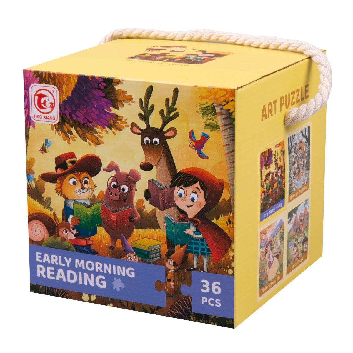 Пазлы Puzzles Чтение ранним утром 36 деталей