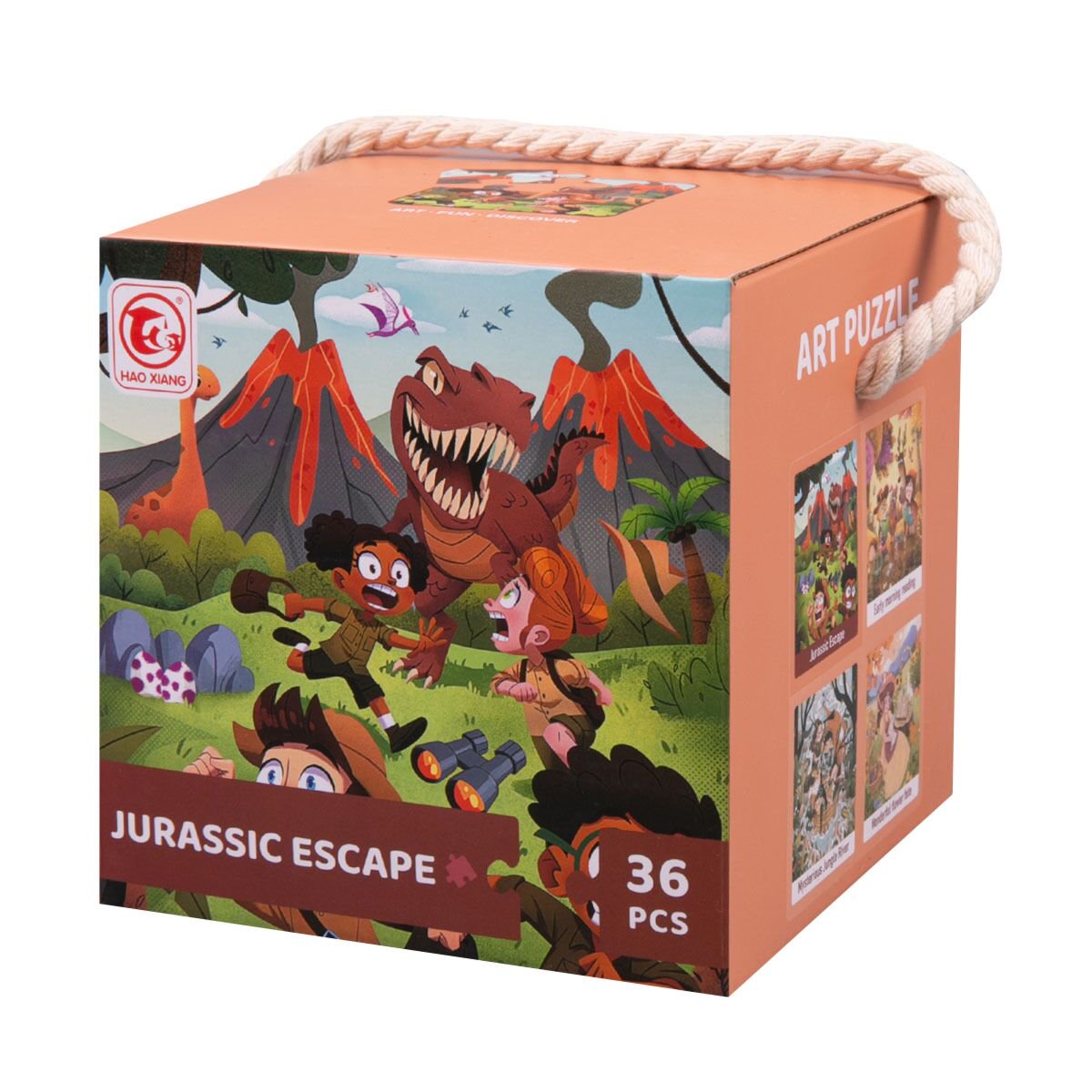 Пазлы Puzzles Юрский побег 36 деталей
