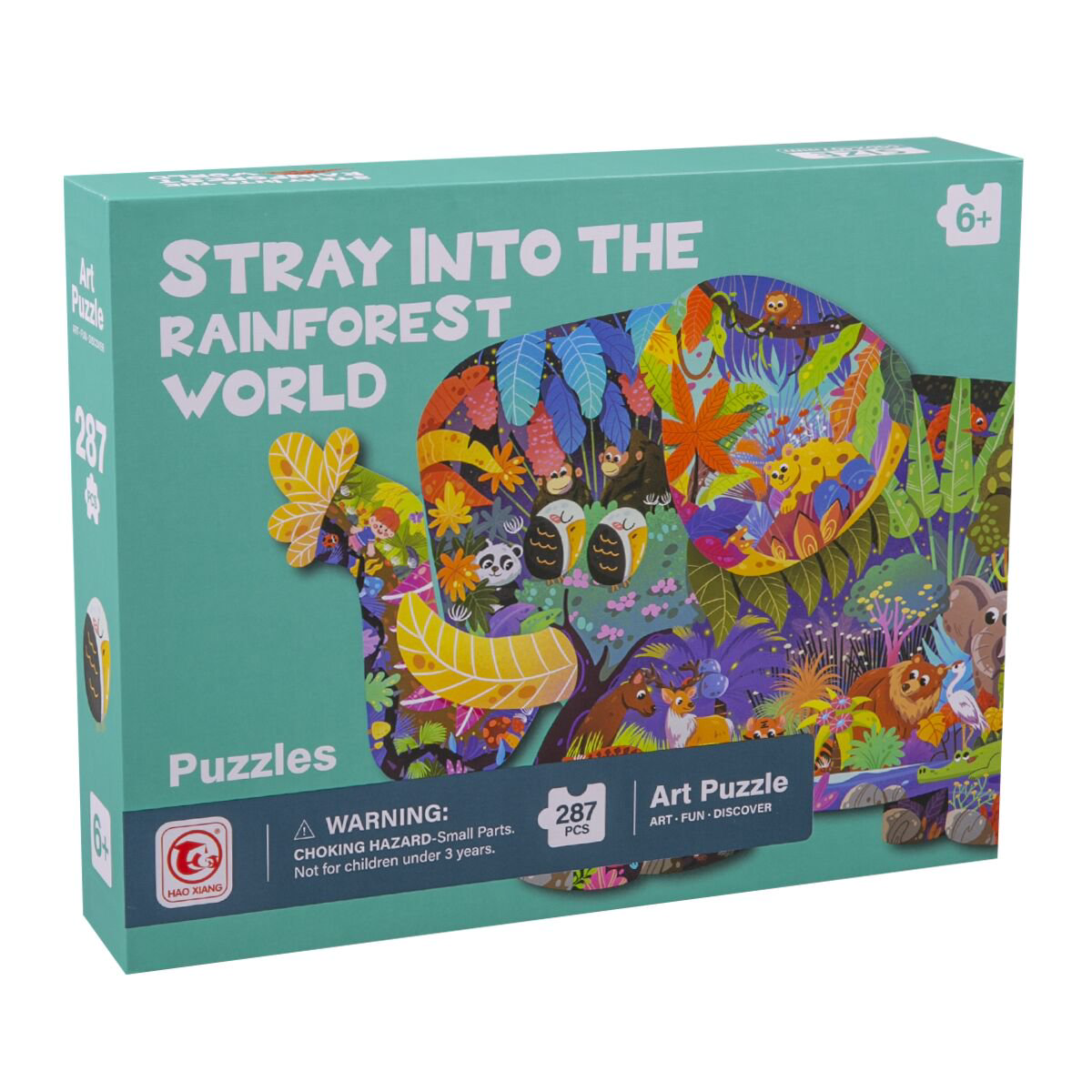 Пазлы Puzzles Заблудились в тропическом лесу 287 деталей купить,NaN