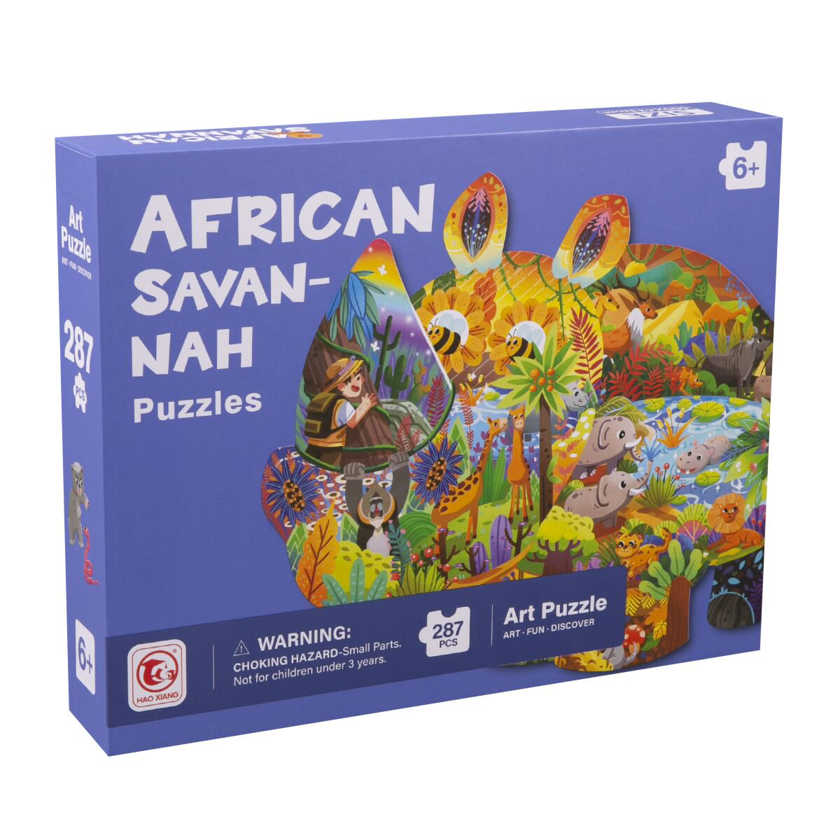 Пазлы Puzzles Африканская Саванна 206 деталей купить,NaN