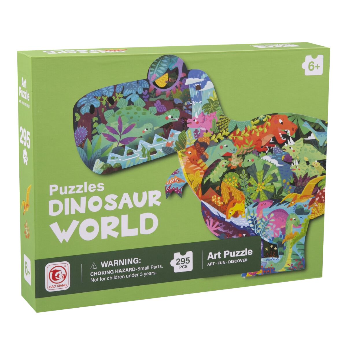 Пазлы Puzzles Мир Динозавров 295 деталей