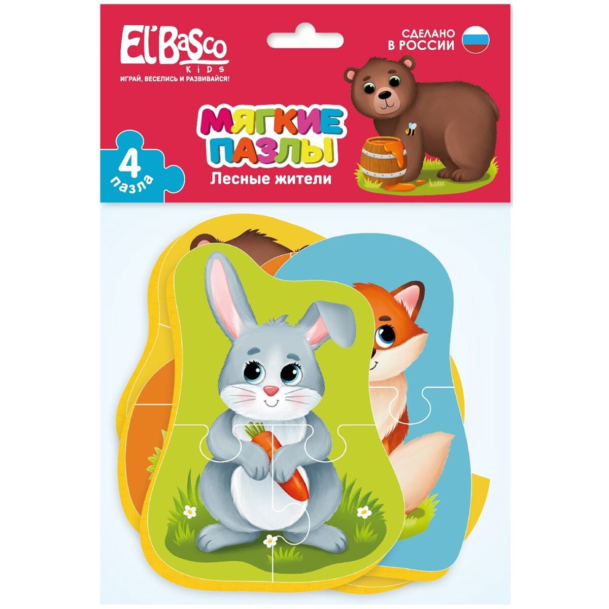 Пазл Vladi Toys Лесные жители  купить,NaN