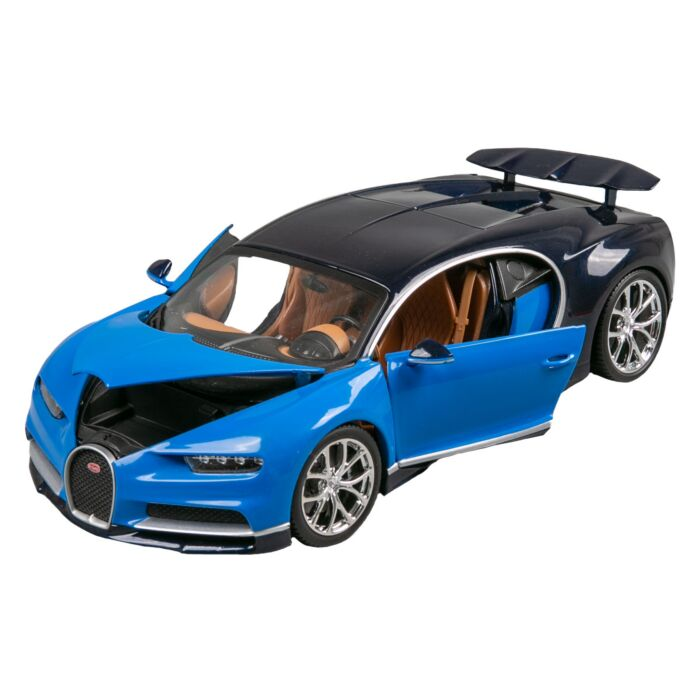 Модель автомобиля Bburago 1:18 Bugatti Chiron Голубая купить,NaN