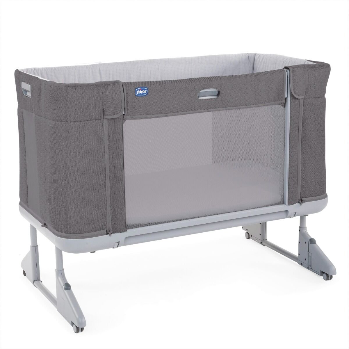 Кроватка-манеж Chicco Next2Me Forever Moon Grey 0м+ серая купить,NaN