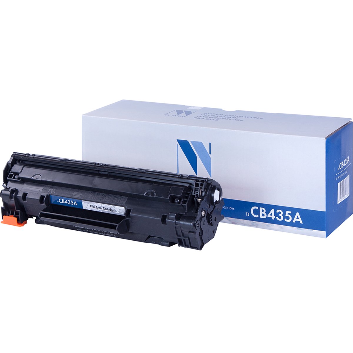 Картридж NVP совместимый HP CB435A черный купить,NaN