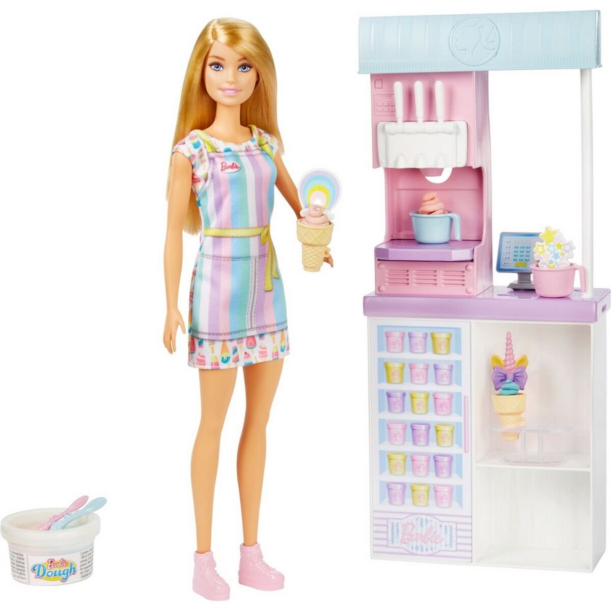 Кукла Barbie I Can Be Готовка и Выпечка Магазин мороженого купить,NaN