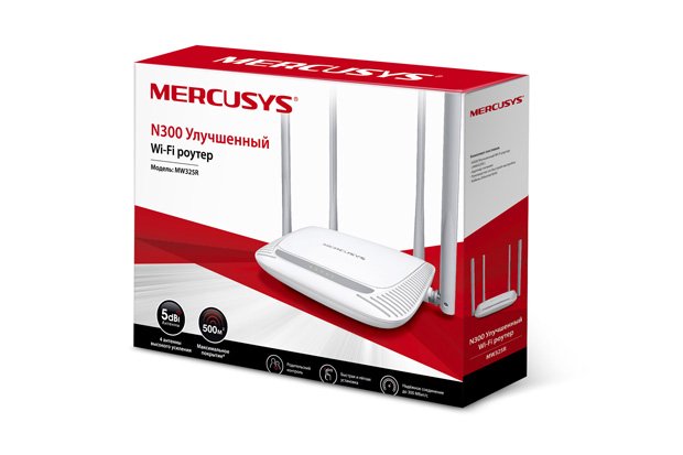 Маршрутизатор Mercusys MW325R белый