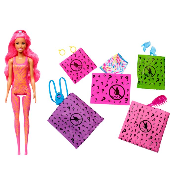 Кукла Barbie Color Reveal Neon Сюрприз HCC670 купить,NaN