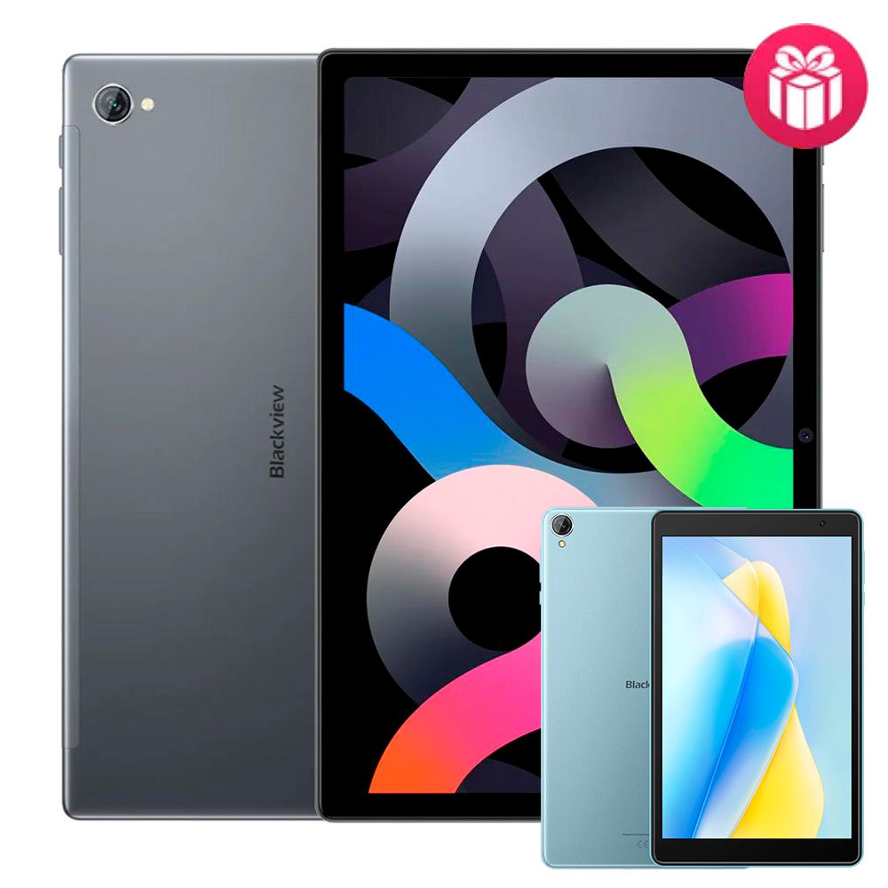 Планшет Blackview Tab 15 Pro 10.5" 256GB Space Gray + Планшет BlackView Tab 5 64GB Macaron Blue купить,NaN