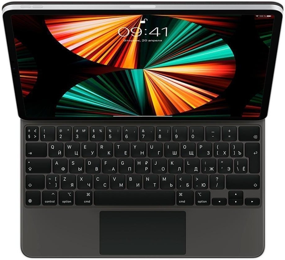 Чехол-клавиатура Apple для iPad Pro 12.9-inch Magic Keyboard MJQK3RS/A черная 