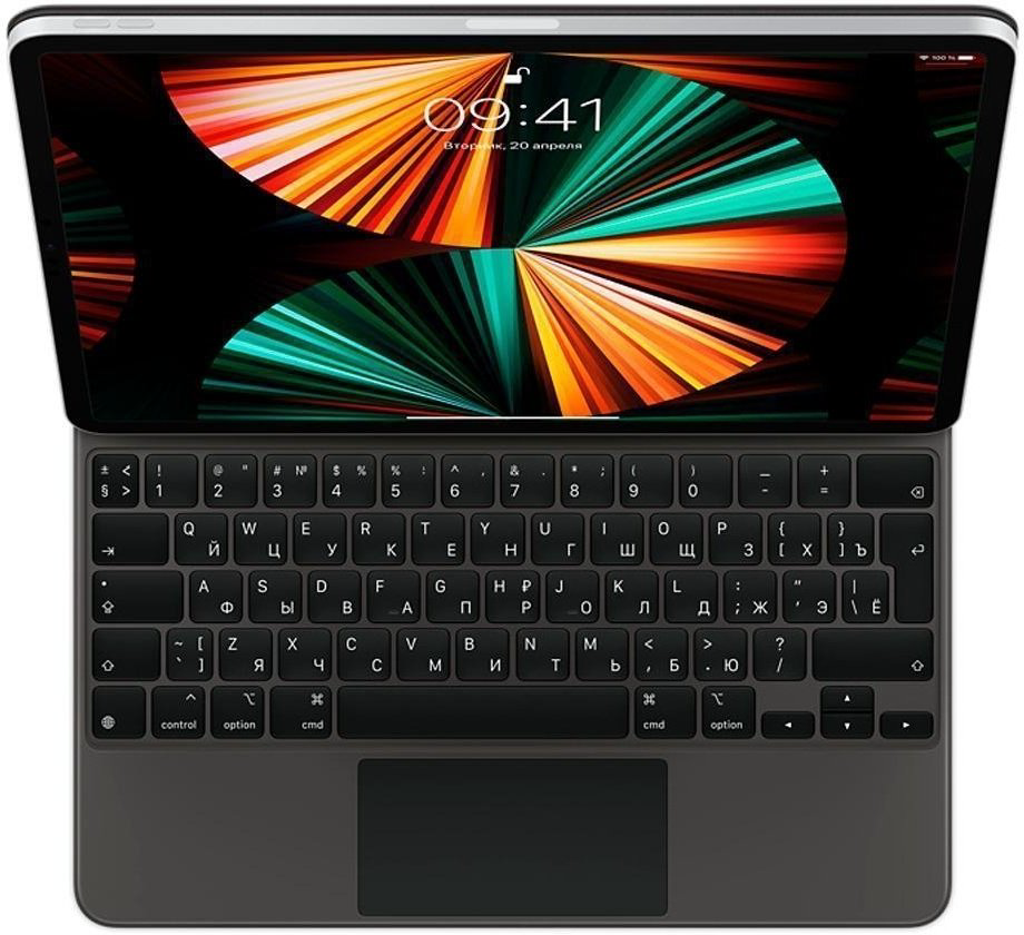 Чехол-клавиатура Apple для iPad Pro 12.9-inch Magic Keyboard MJQK3RS/A черная 