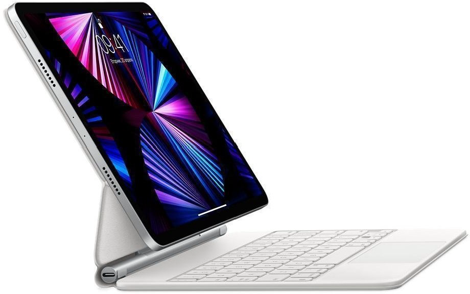 Чехол-клавиатура Apple для iPad Pro 11-inch Magic Keyboard MJQJ3RS/A белая  купить,NaN