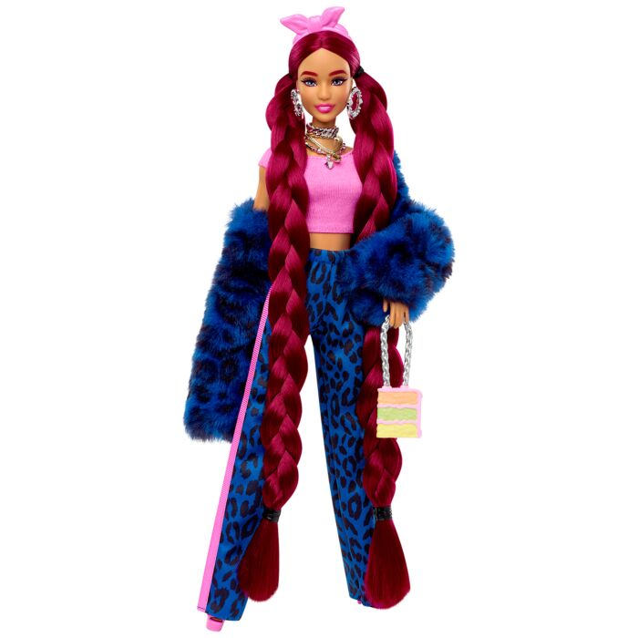 Кукла Barbie Extra в костюме с леопардовым принтом HHN090 купить,NaN