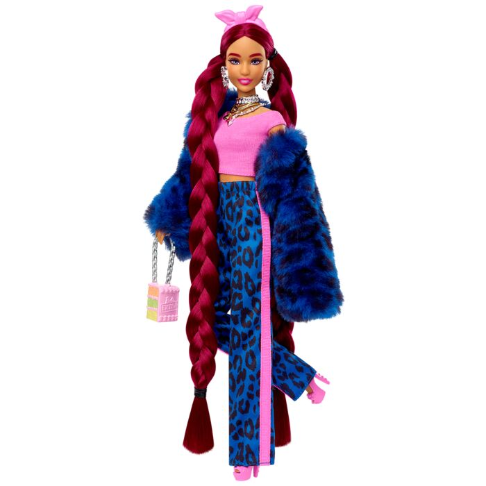 Кукла Barbie Extra в костюме с леопардовым принтом HHN090 купить,NaN