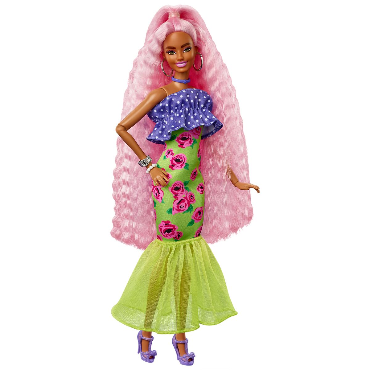 Кукла Barbie Extra Deluxe с набором одежды HGR60 купить,NaN