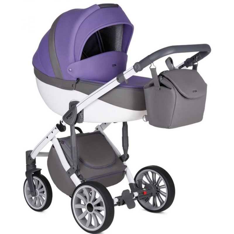 Коляска 2в1 Anex Sport фиолетовая купить,NaN