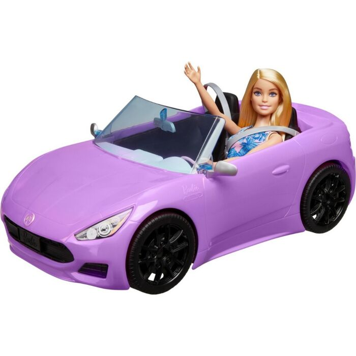 Кукла Barbie в Кабриолете Estate Транспорт Фиолетовый HBY290 купить,NaN