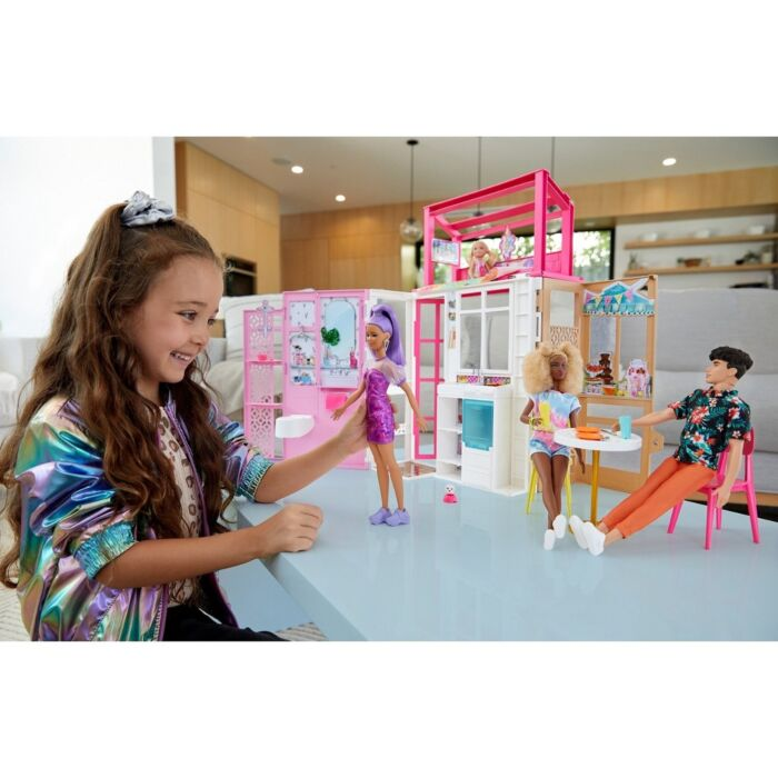 Игровой набор Barbie Estate Дом с мебелью и аксессуарами HCD470 купить,NaN