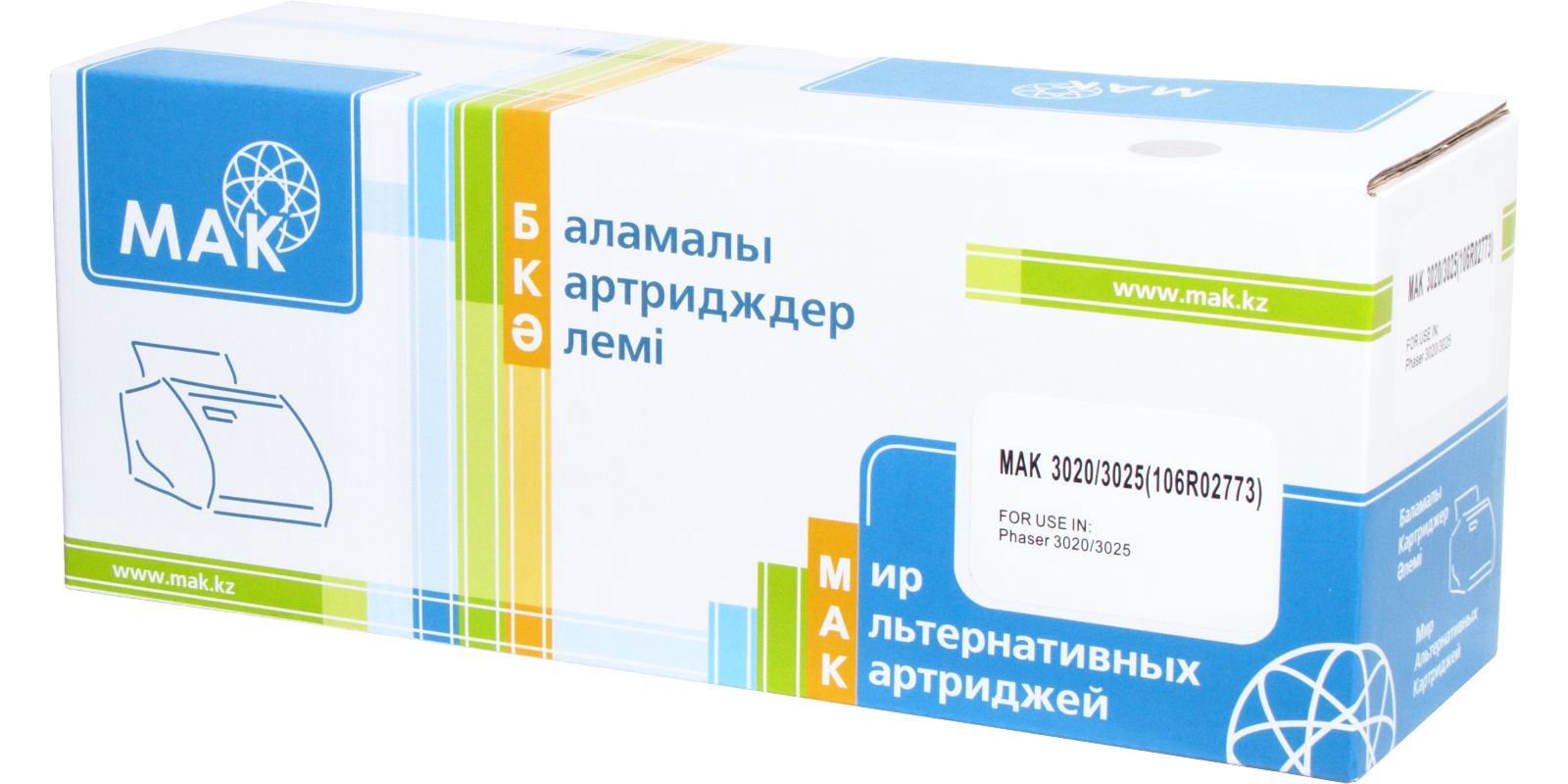 Картридж лазерный Xerox Mak Phaser 3020/3025 106R02773 черный 