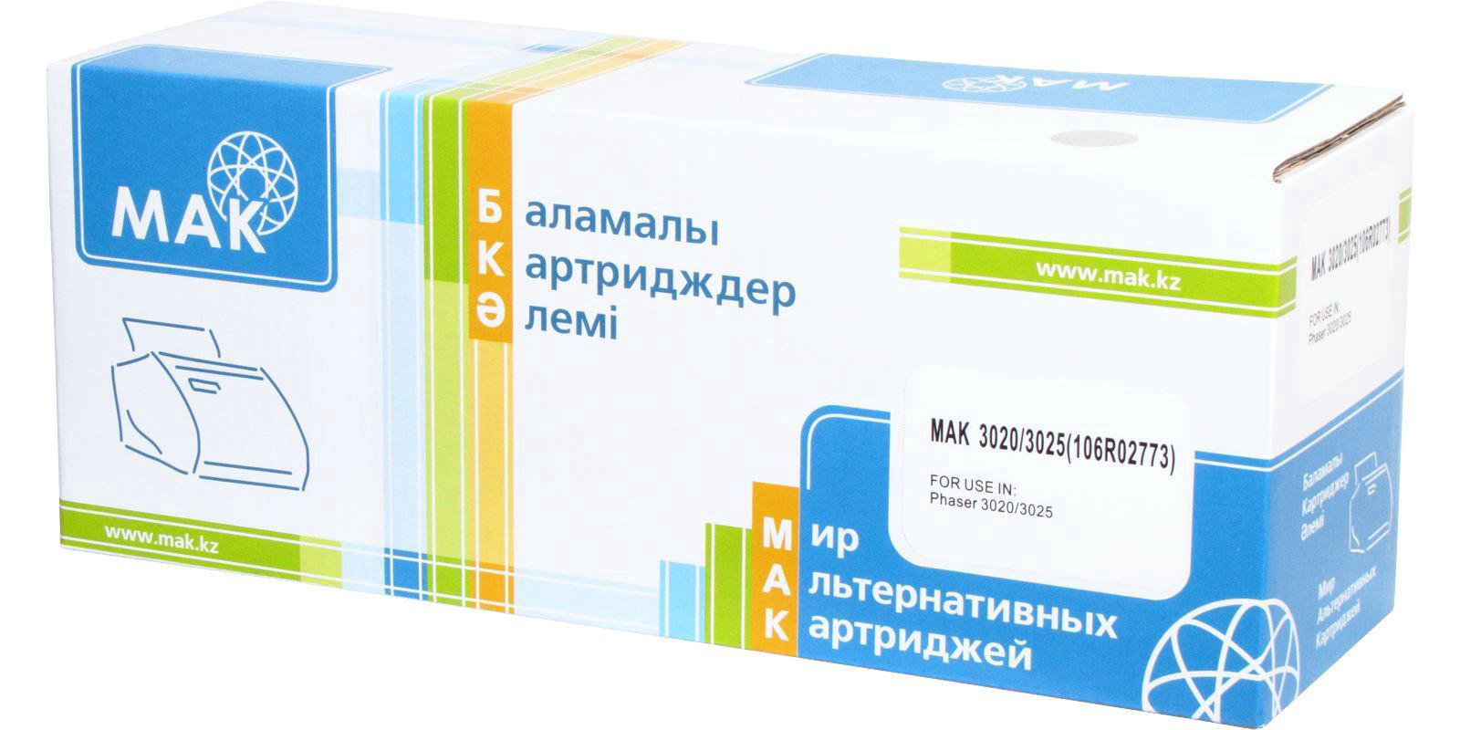 Картридж лазерный Xerox Mak Phaser 3020/3025 106R02773 черный 