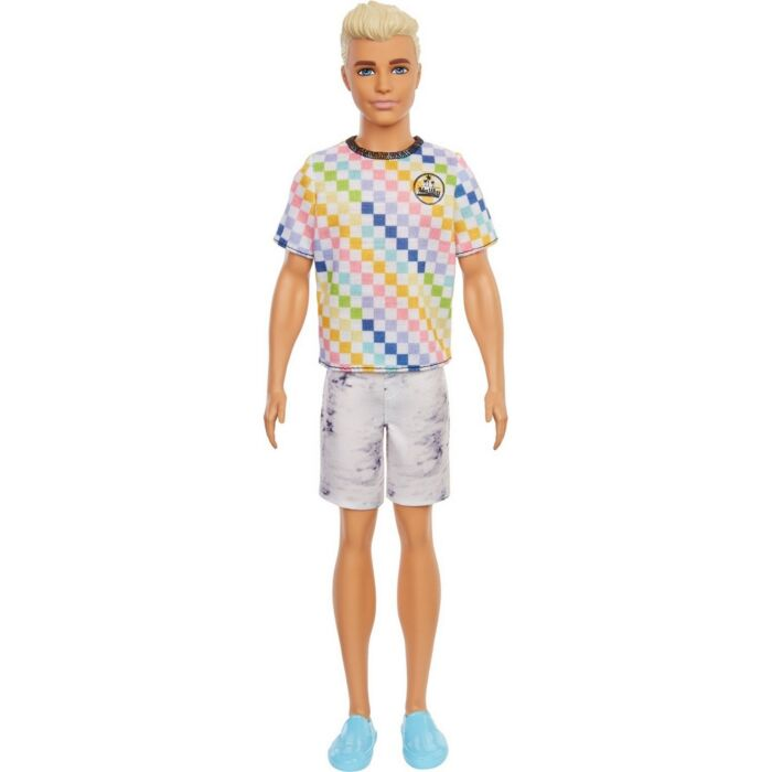Кукла Кен Barbie Fashionistas в клетчатой рубашке GRB900 купить,NaN