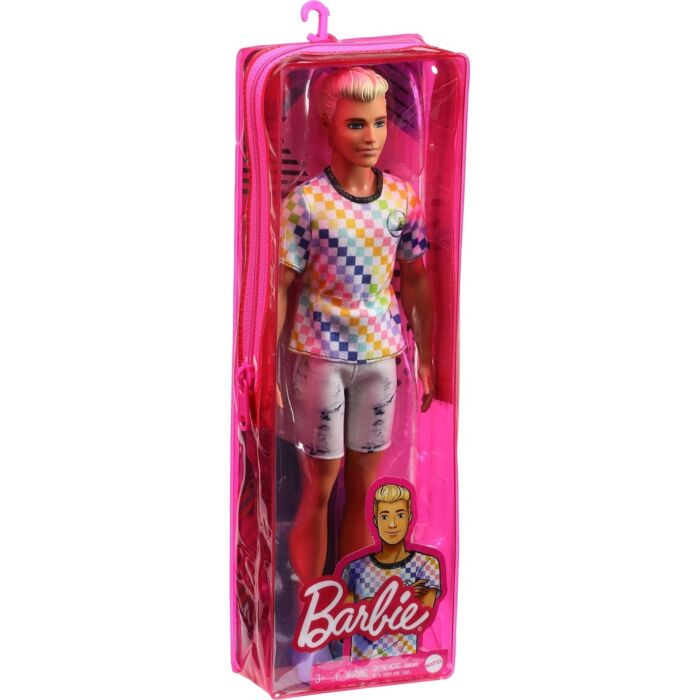 Кукла Кен Barbie Fashionistas в клетчатой рубашке GRB900 купить,NaN